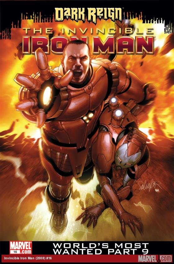 Cover of Invincible Iron Man (2008) - #16