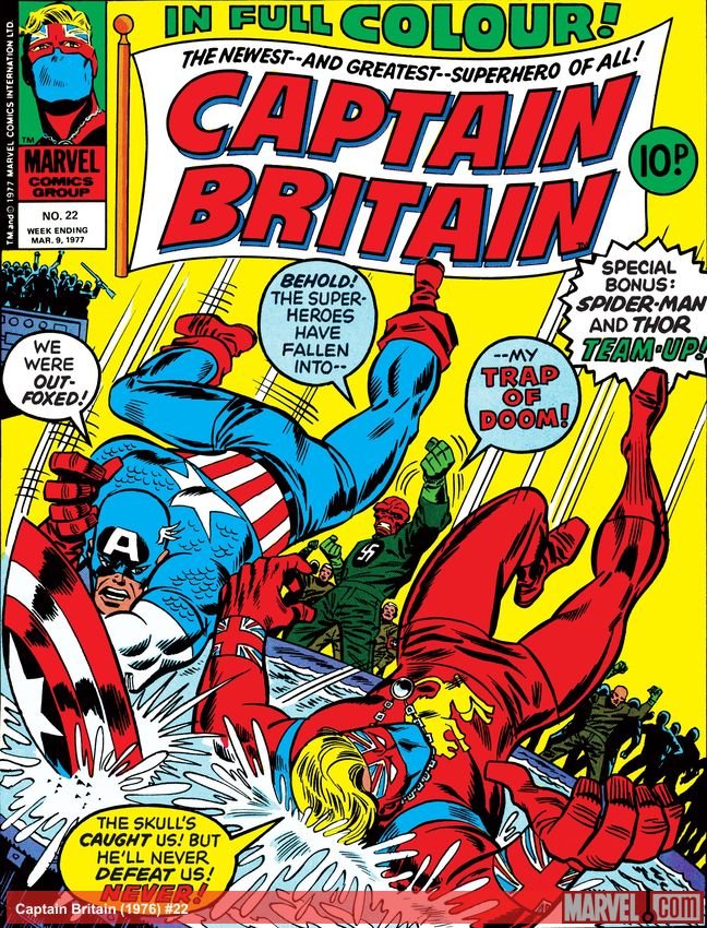 Cover of Captain Britain (1976) - #22