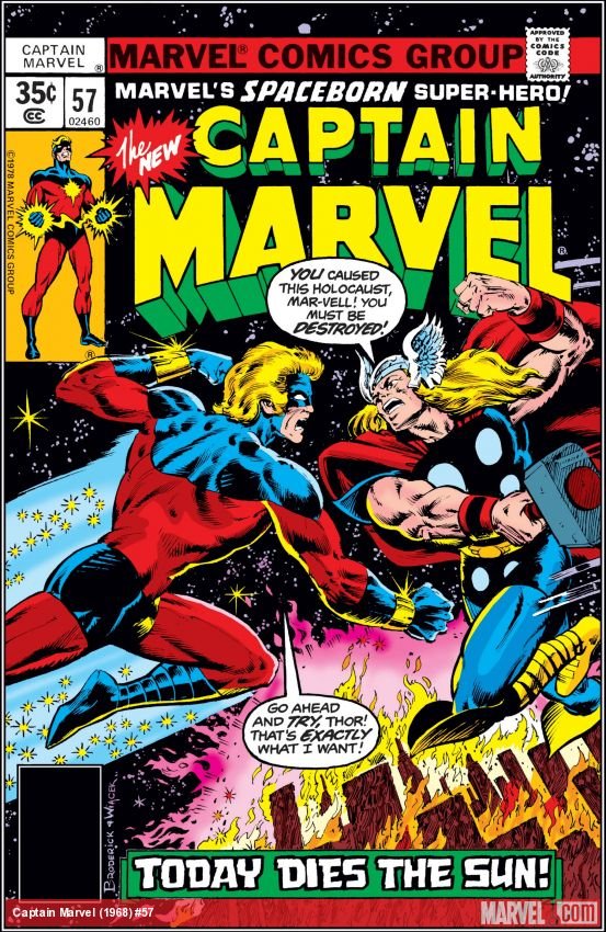 Cover of Captain Marvel (1968) - #57