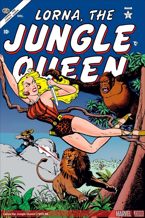 Cover of Lorna The Jungle Queen (1953) - #4