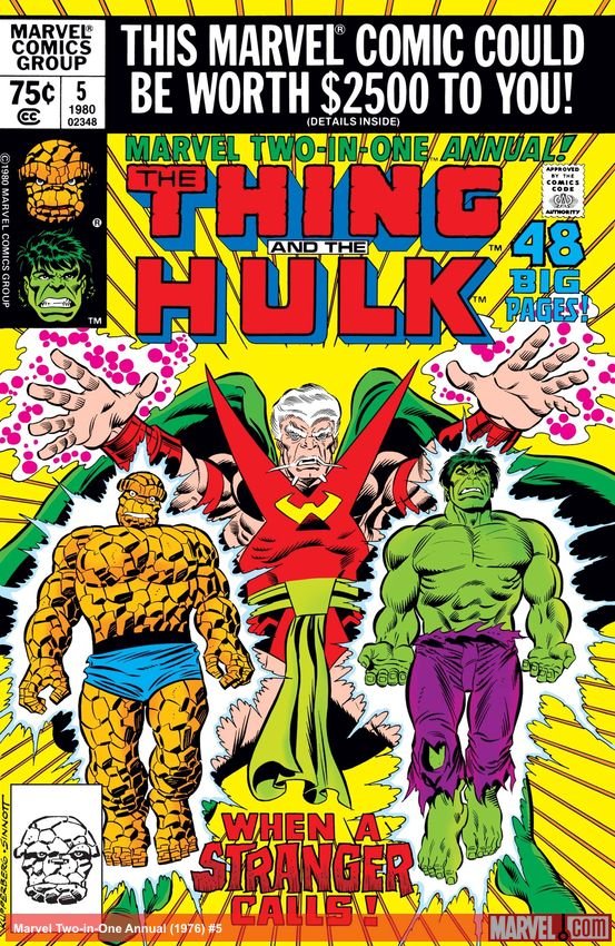 Cover of Marvel Two-In-One Annual (1976) - #5