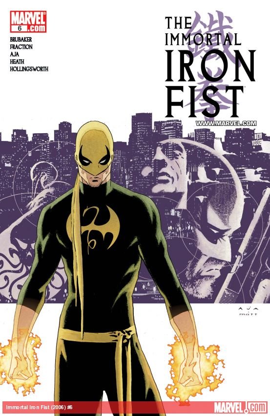Cover of The Immortal Iron Fist (2006) - #6