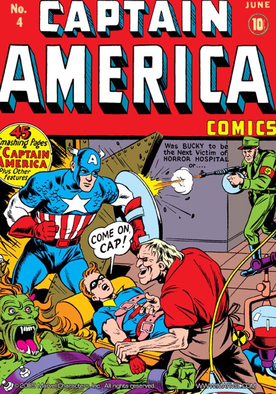 Cover of Captain America Comics (1941) - #4