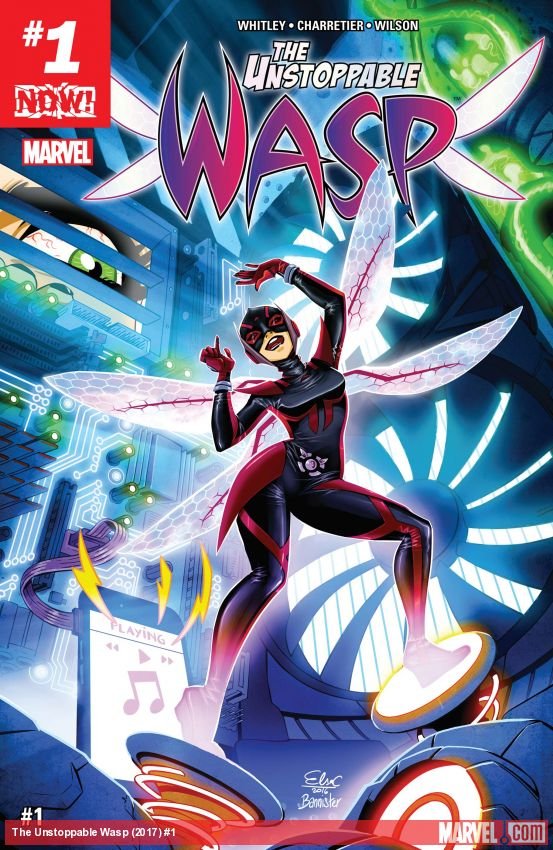 Cover of The Unstoppable Wasp (2017) - #1