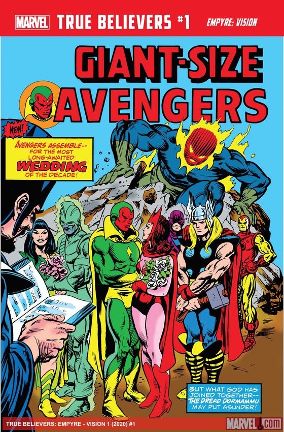 Cover of True Believers: Empyre - Vision (2020) - #1