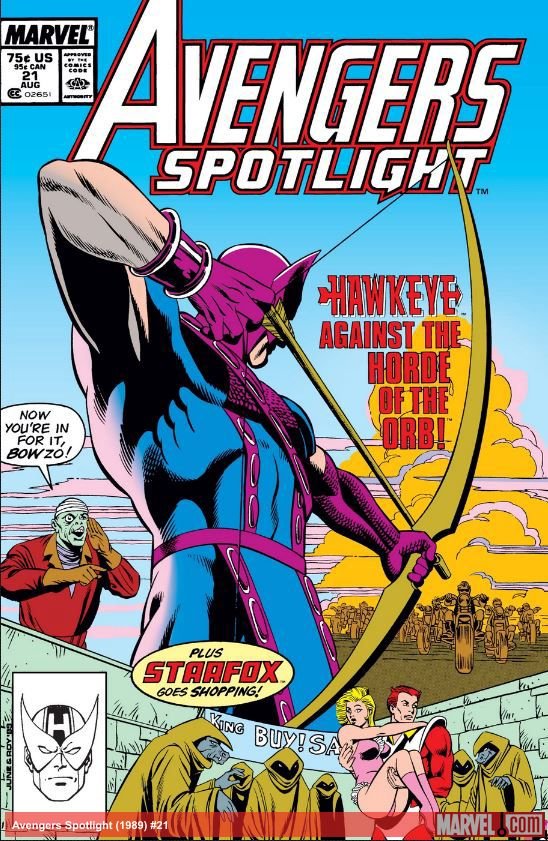 Cover of Avengers Spotlight (1989) - #21