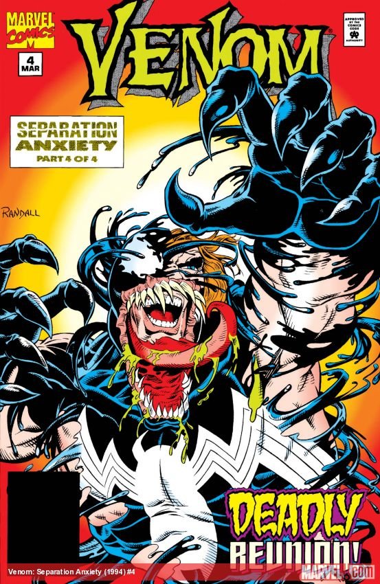 Cover of Venom: Separation Anxiety (1994) - #4