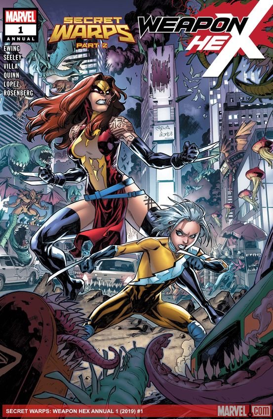Cover of Secret Warps: Weapon Hex Annual (2019) - #1