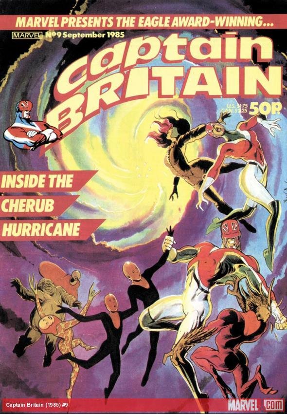 Cover of Captain Britain (1985) - #9