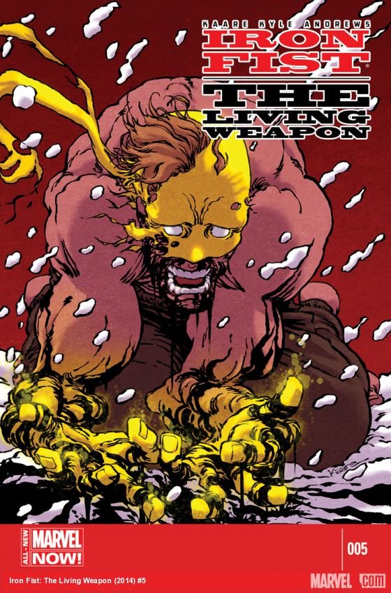 Cover of Iron Fist: The Living Weapon (2014) - #5
