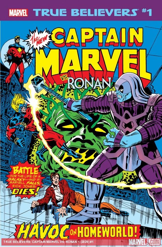 Cover of True Believers: Captain Marvel Vs. Ronan (2019) - #1