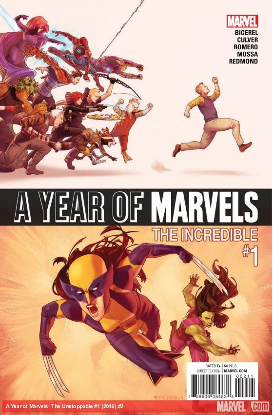 Cover of A Year of Marvels: The Incredible (2016) - #1