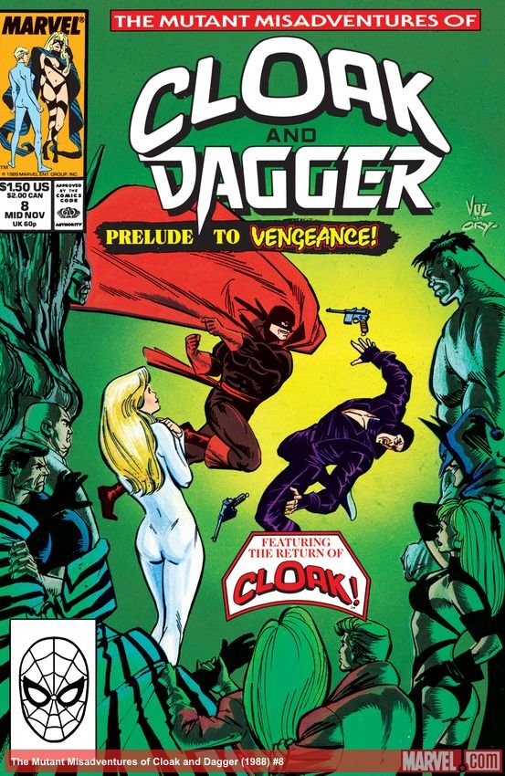 Cover of The Mutant Misadventures Of Cloak And Dagger (1988) - #8