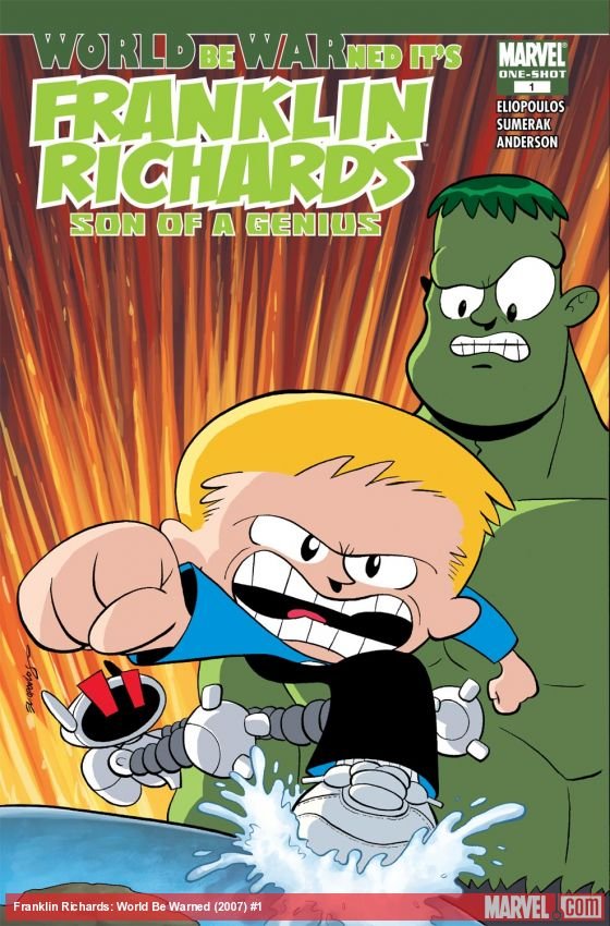 Cover of Franklin Richards: World Be Warned (2007) - #1