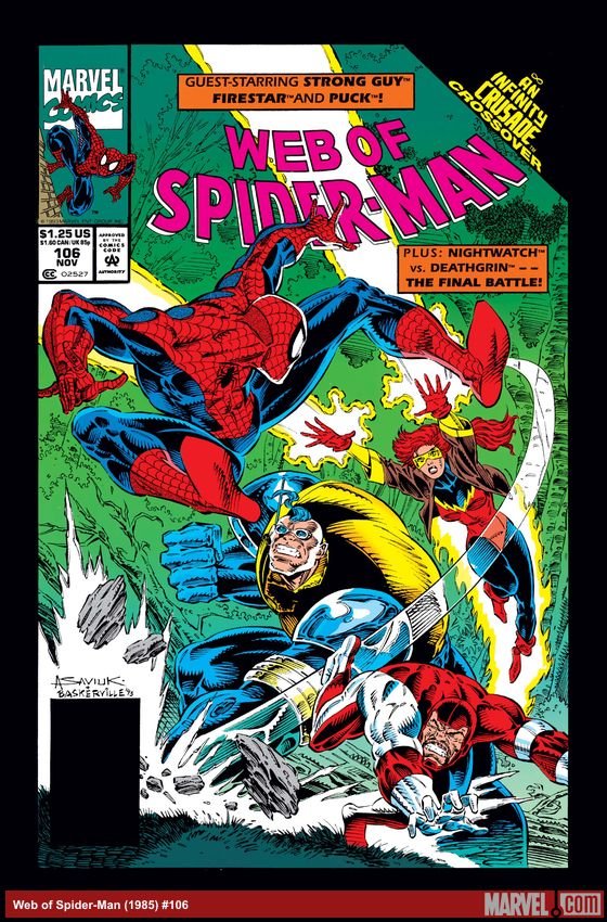 Cover of Web Of Spider-Man (1985) - #106