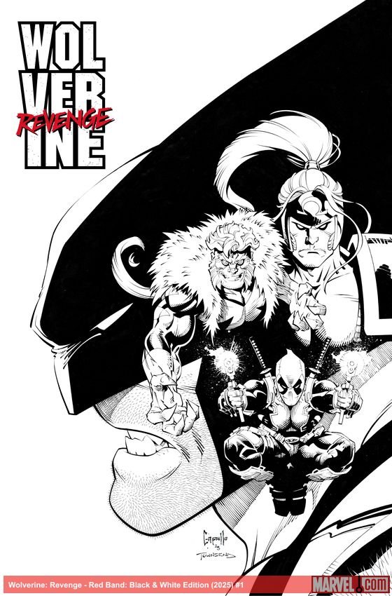 Cover of Wolverine: Revenge - Red Band: Black & White Edition (2025) - #1