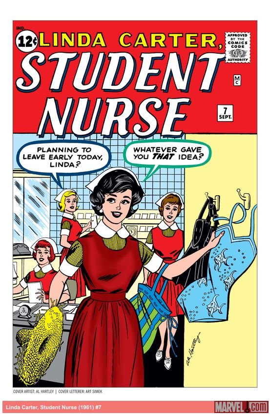 Cover of Linda Carter, Student Nurse (1961) - #7