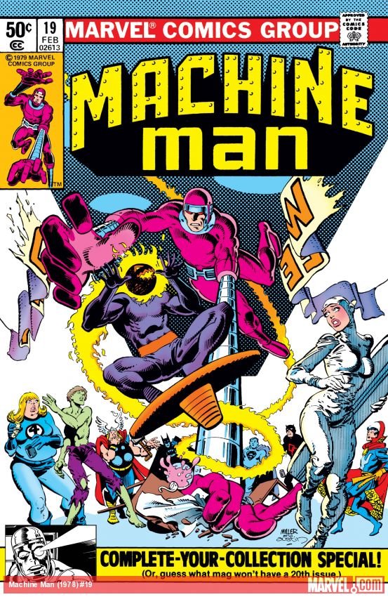 Cover of Machine Man (1978) - #19
