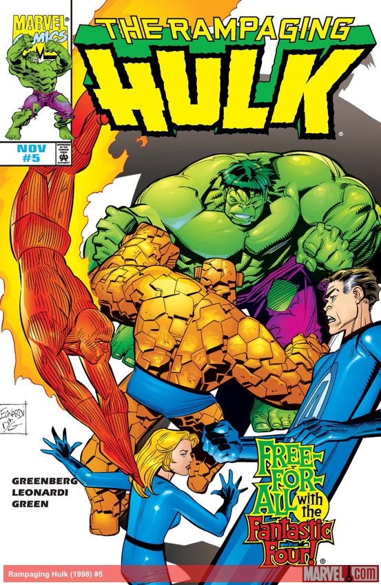 Cover of Rampaging Hulk (1998) - #5