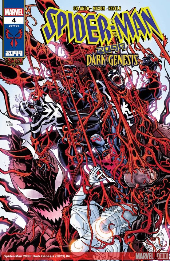 Cover of Spider-Man 2099: Dark Genesis (2023) - #4