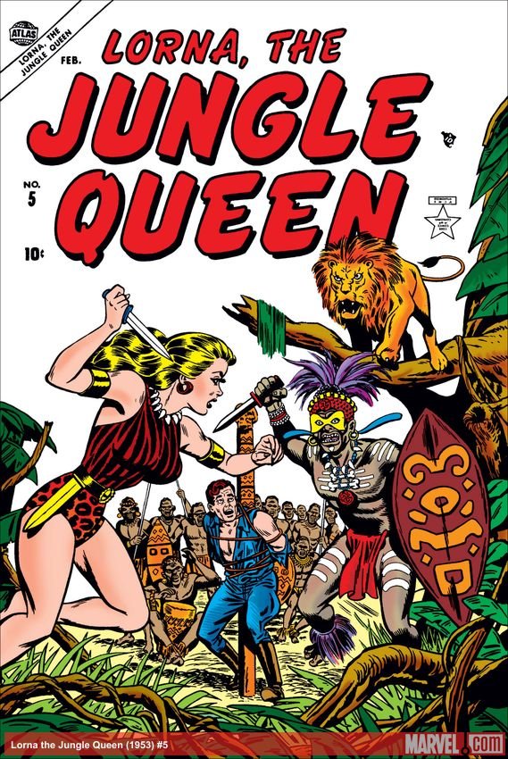 Cover of Lorna The Jungle Queen (1953) - #5