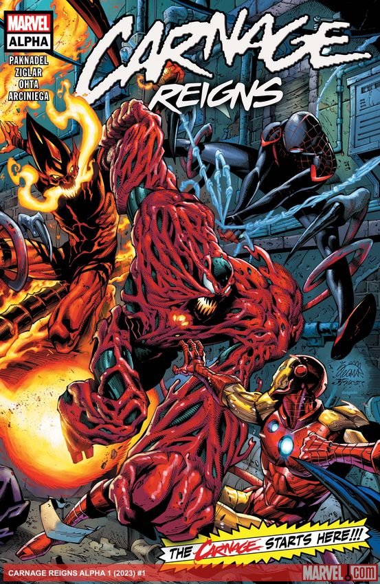 Cover of Carnage Reigns Alpha (2023) - #1