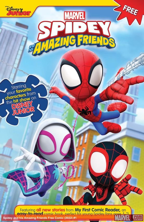 Cover of Spidey And His Amazing Friends Free Comic (2022) - #1