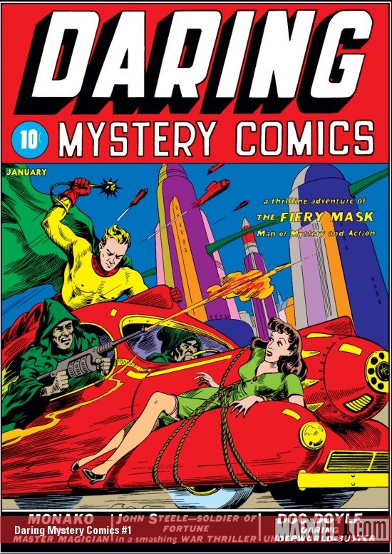 Cover of Daring Mystery Comics (1940) - #1