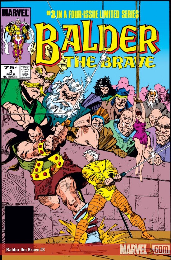 Cover of Balder The Brave (1985) - #3