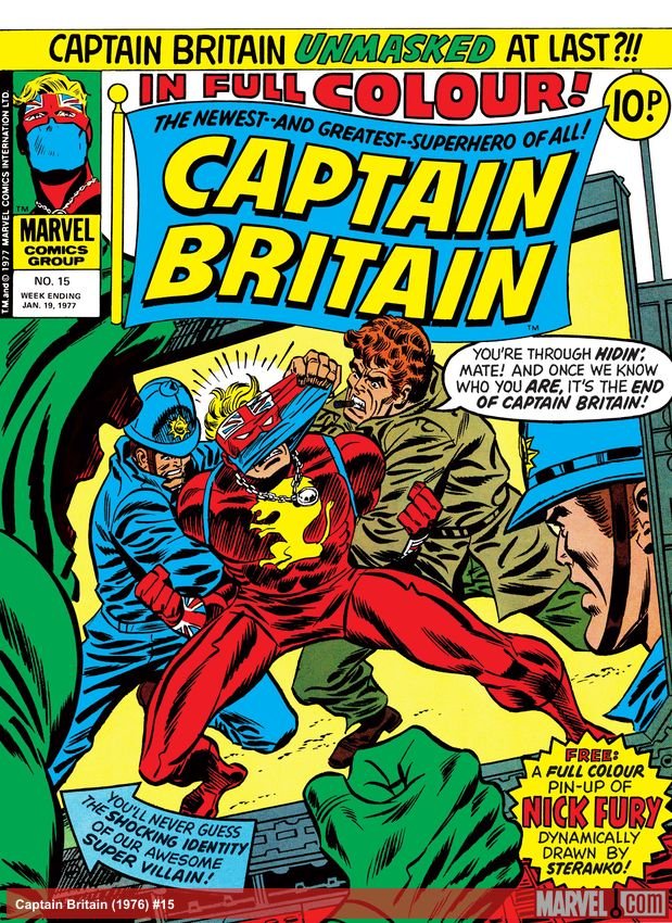 Cover of Captain Britain (1976) - #15