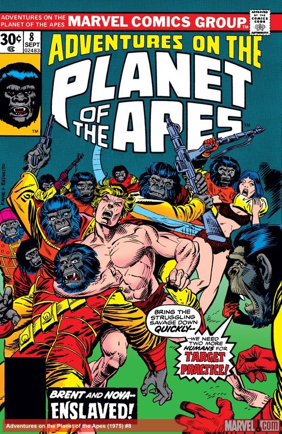 Cover of Adventures On The Planet Of The Apes (1975) - #8