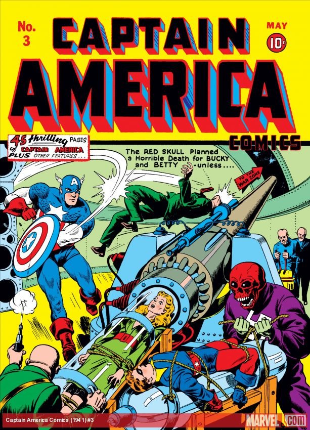 Cover of Captain America Comics (1941) - #3