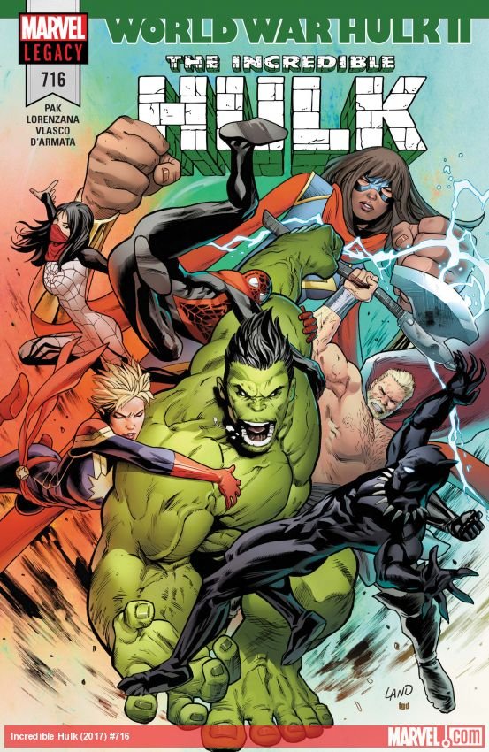 Cover of The Incredible Hulk (2017) - #716