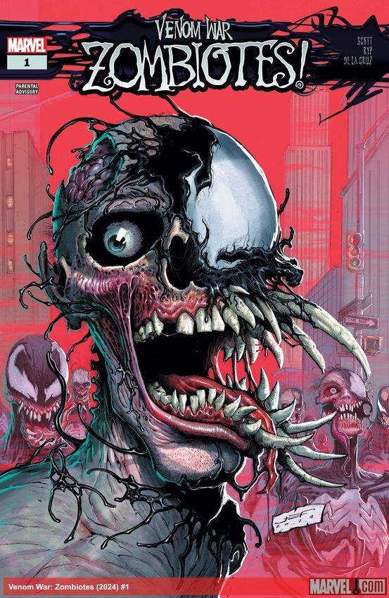Cover of Venom War: Zombiotes (2024) - #1