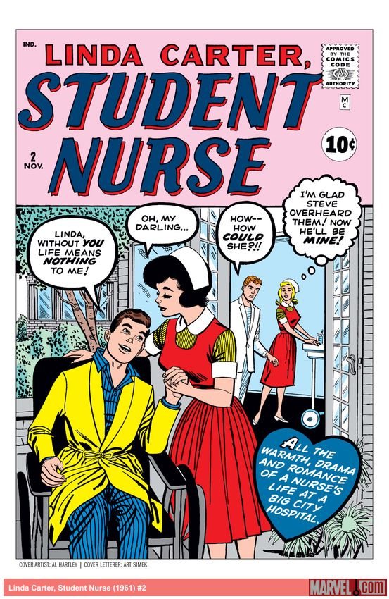 Cover of Linda Carter, Student Nurse (1961) - #2