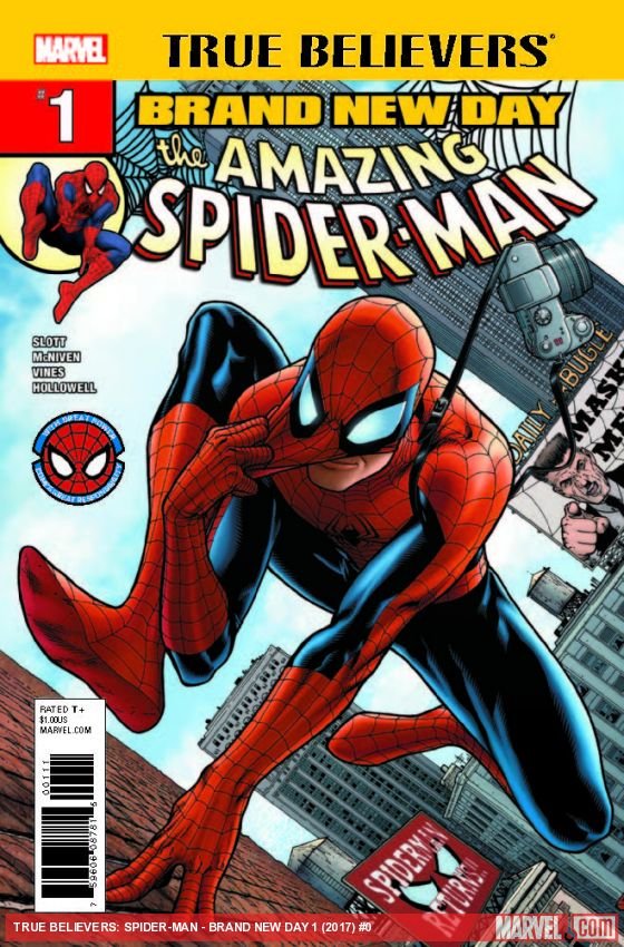 Cover of True Believers: Spider-Man - Brand New Day (2017) - #1