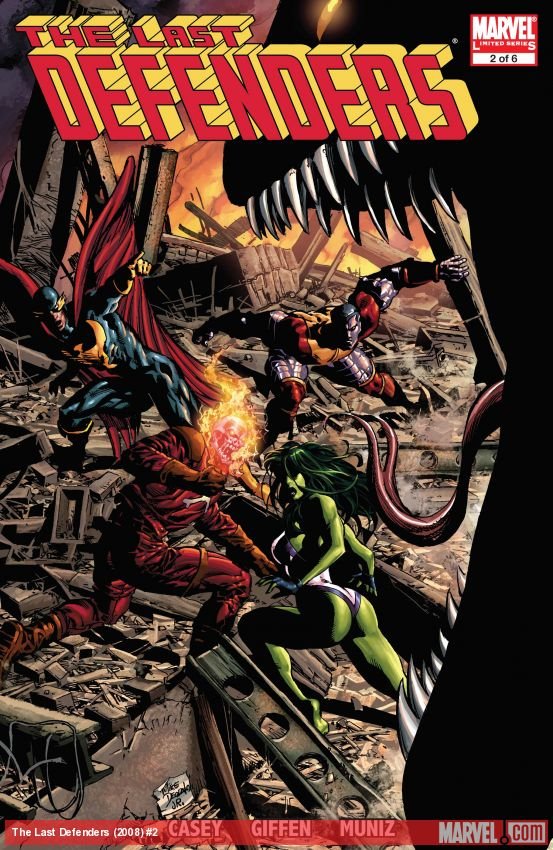 Cover of The Last Defenders (2008) - #2