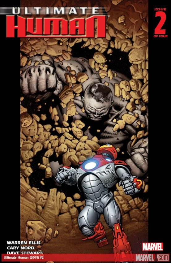 Cover of Ultimate Human (2008) - #2
