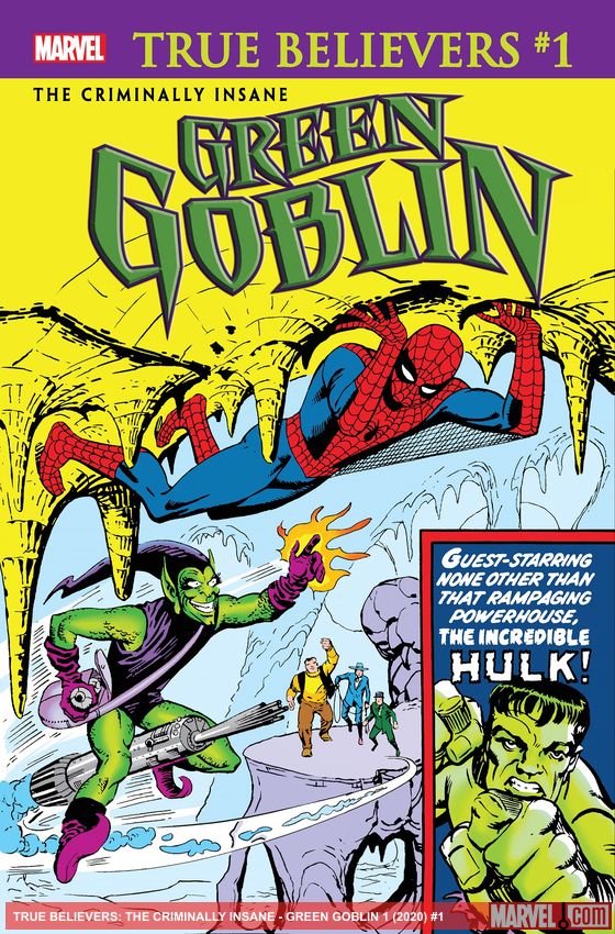 Cover of True Believers: The Criminally Insane - Green Goblin (2020) - #1