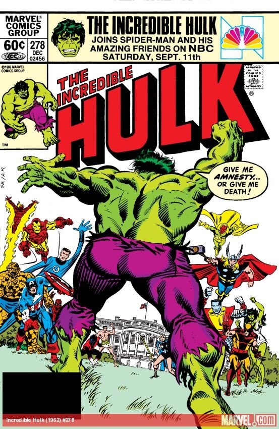 Cover of Incredible Hulk (1962) - #278