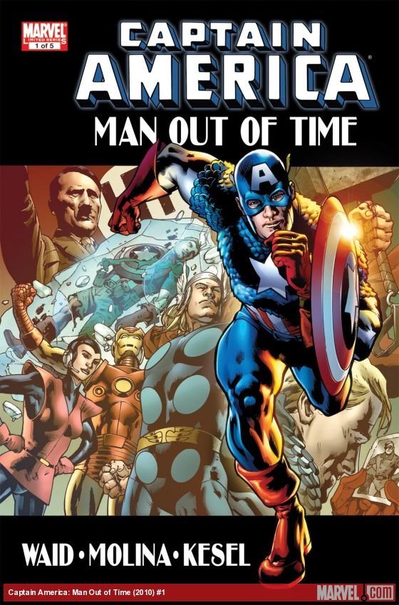 Cover of Captain America: Man Out Of Time (2010) - #1