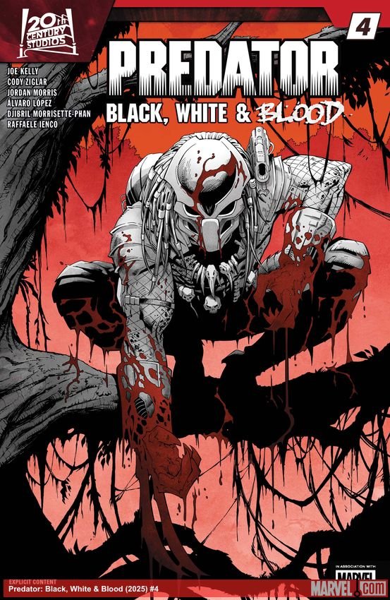 Cover of Predator: Black, White & Blood (2025) - #4