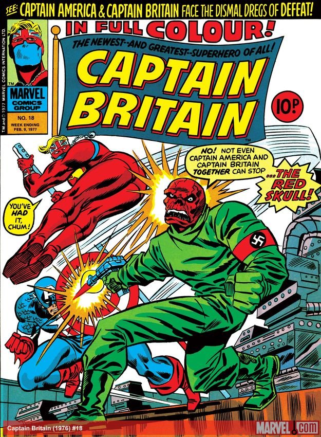 Cover of Captain Britain (1976) - #18