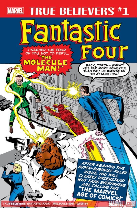 Cover of True Believers: Fantastic Four - Molecule Man (2018) - #1