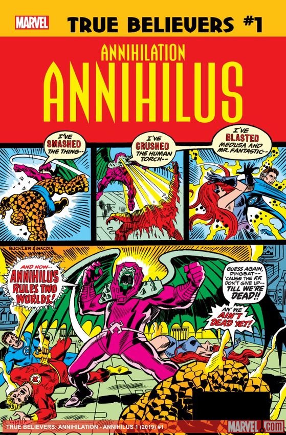 Cover of True Believers: Annihilation - Annihilus (2019) - #1
