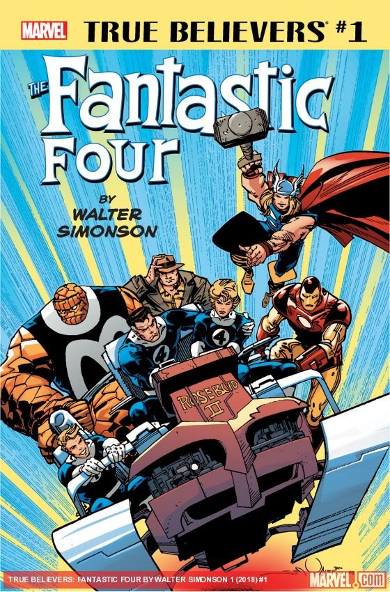 Cover of True Believers: Fantastic Four by Walter Simonson (2018) - #1