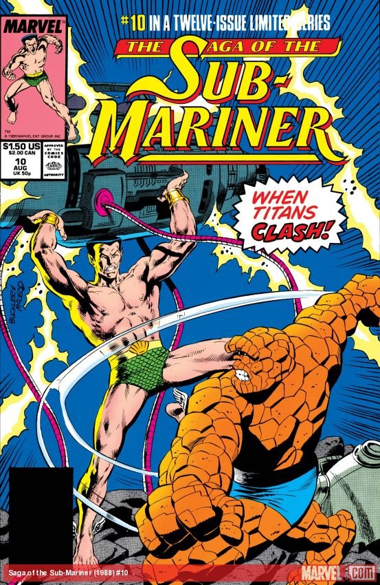 Cover of Saga Of The Sub-Mariner (1988) - #10