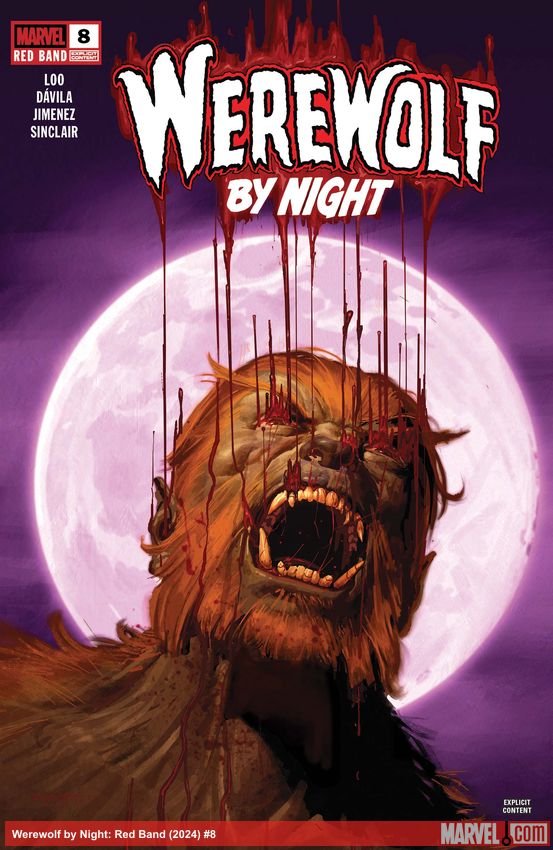 Cover of Werewolf By Night: Red Band (2024) - #8
