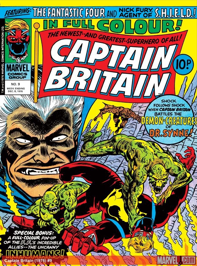 Cover of Captain Britain (1976) - #9