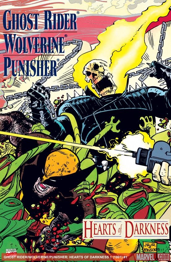 Cover of Ghost Rider/Wolverine/Punisher: Hearts Of Darkness (1991) - #1